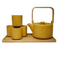 Tea Set – Mustard Yellow Matte Finish